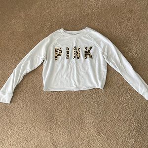 PINK crop top sweater